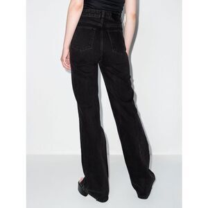 NWT  GAUGE81 Sunda Jean Flare Fit Organic Cotton Black Jeans Size 25